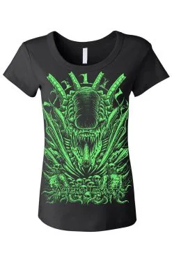 VampireFreaks Aliens Exist Tee [Multiple Styles Available] -Akumu Ink Shop womens scoop neck 6542581f 62e3 44c9 a118 9eb7add058e5