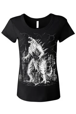 VampireFreaks Gothzilla Tee [Multiple Styles Available] -Akumu Ink Shop zillascoop
